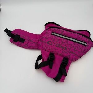 Onyx Fuchsia Dog Life Vest